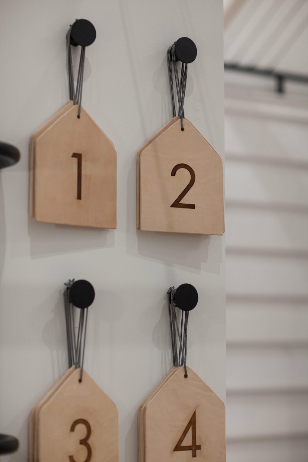 Custom Timber Number Paddles - Design Clarity | Design Clarity