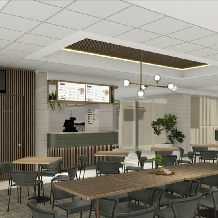 A contemporary bistro space designed for connection, comfort, and community.