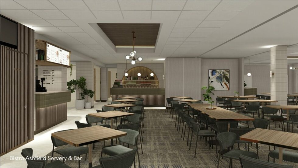 A contemporary dining space designed for relaxed meals and social moments.