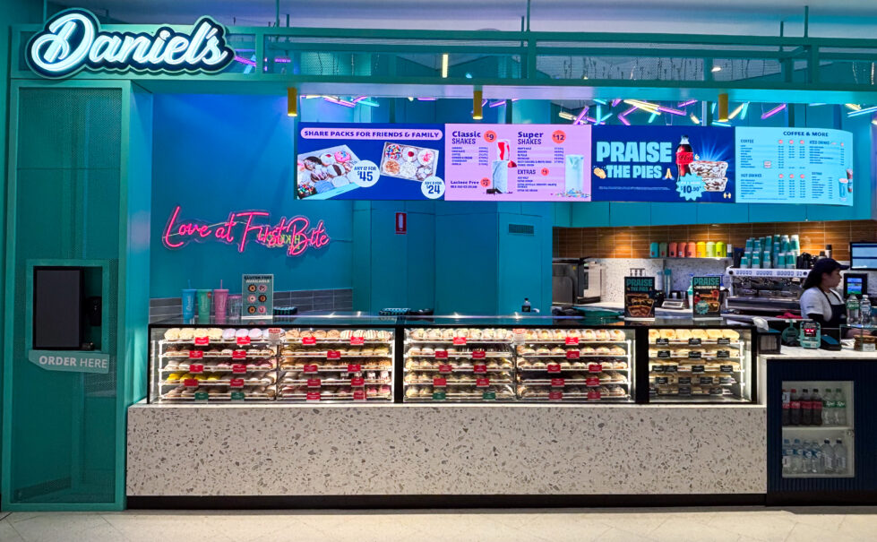 Welcome to Daniel’s Donuts, World Square—where colour, flavour, and fun collide.