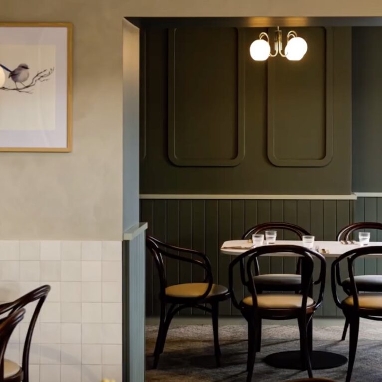 A vibrant dining destination where guests and locals mingle.
