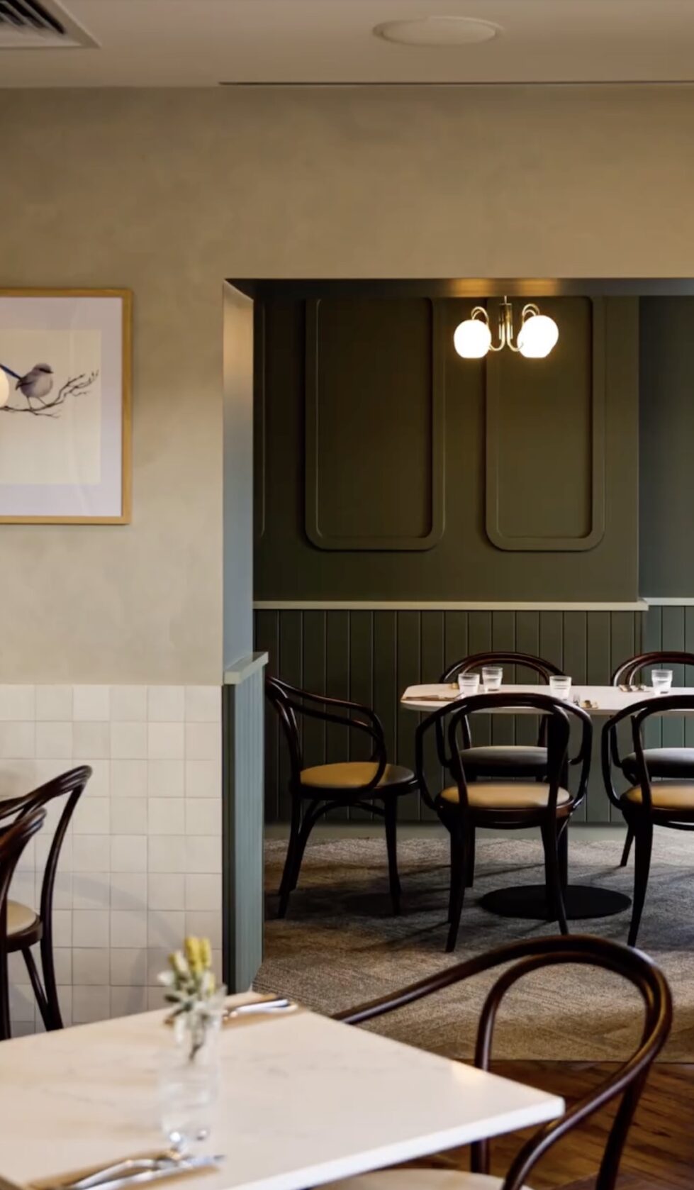 A vibrant dining destination where guests and locals mingle.
