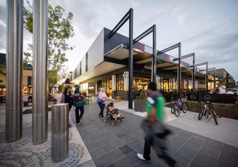 Food retail critique, design management services, alfresco dining coordination, restaurant shopfront compliance, external mall precinct, tenant handbook reviews, Melbourne retail development