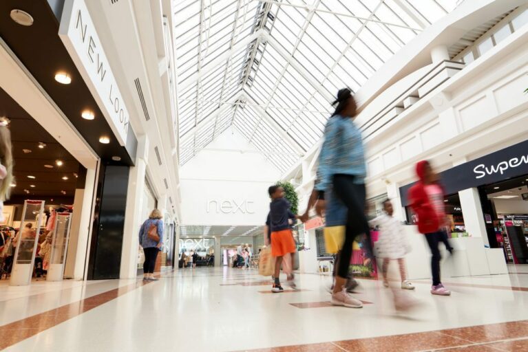 A live view of Merry Hill’s central mall, illustrating the real-time complexities and coordination behind a large-scale RDM programme.