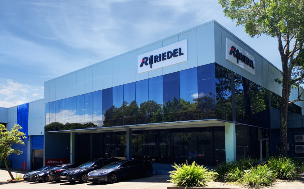 Exterior view of Riedel Communications’ newly established Australian office, marking the company’s expansion into the Asia-Pacific region.