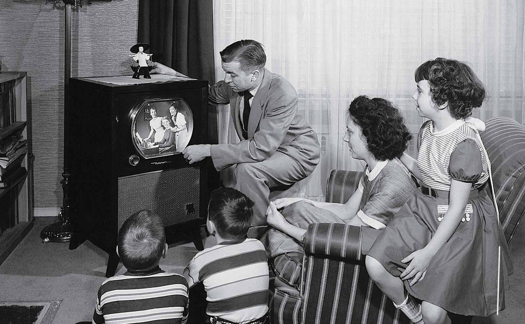 Первые телевизоры в США