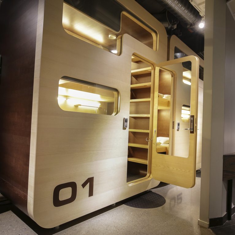 Sleepboxes installed at Moscow Airport
