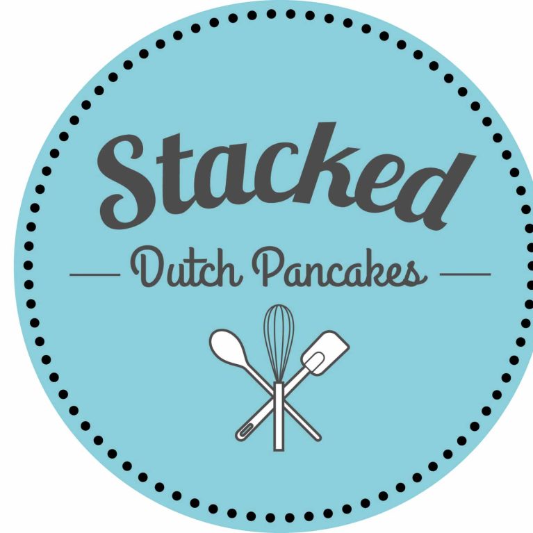 design clarity, blue logo for stacked dutch pancakes, brand specialists, designers