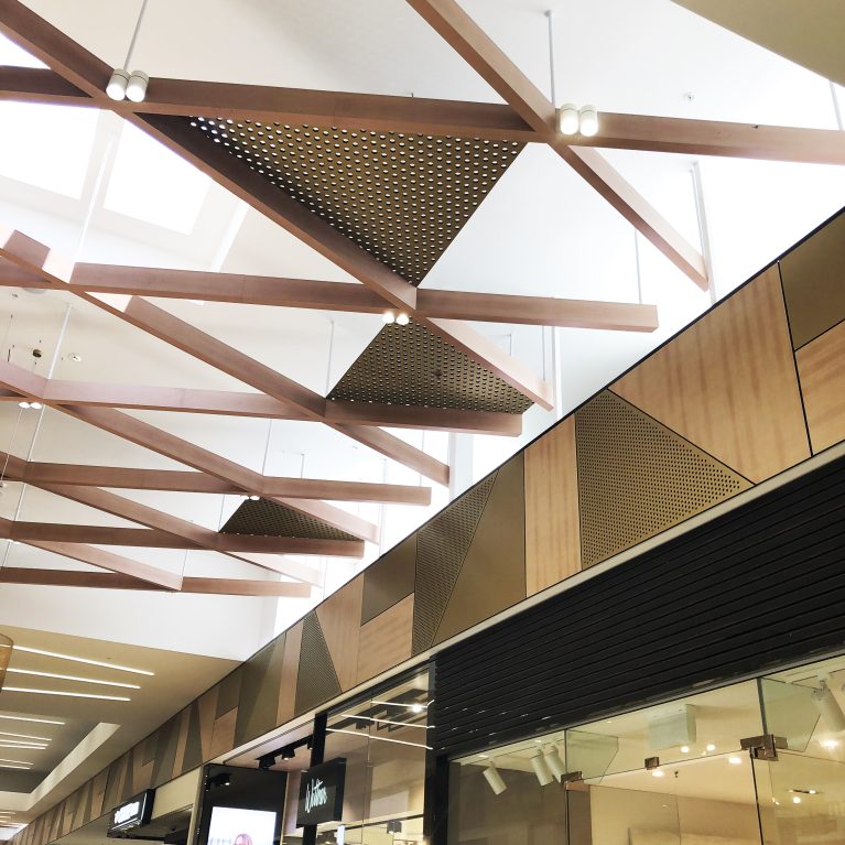 design clarity, integrated ceiling system, bespoke design, suspended ceiling, lighting, acoustic panelling design, cool interior, great interior details