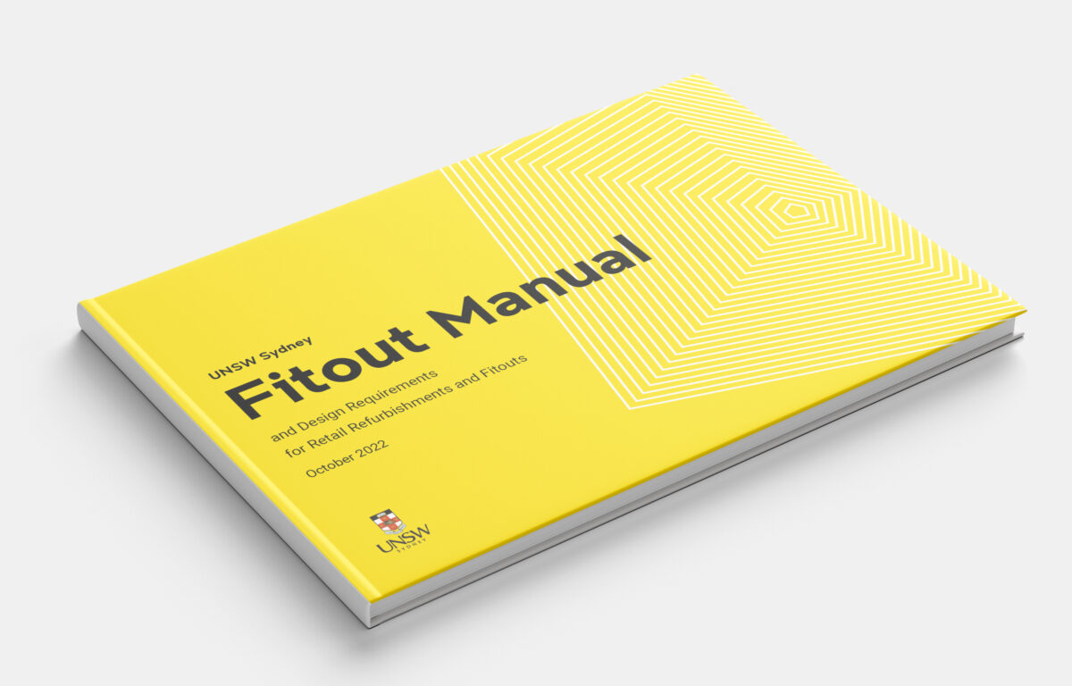 The UNSW Fitout Manual consolidates technical, operational and aesthetic requirements into a clear, campus-wide standard for all retail refurbishments and fitouts.