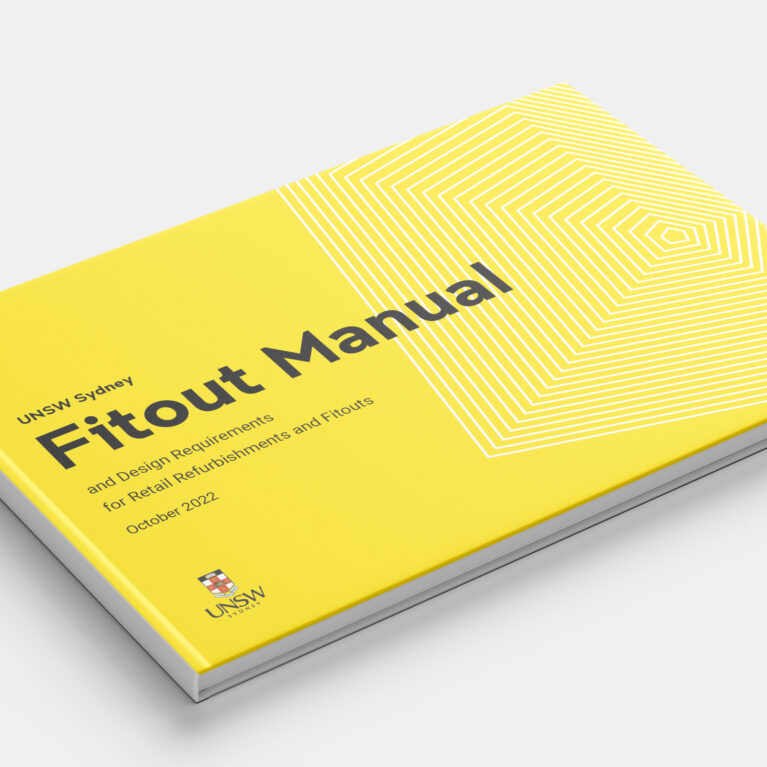 The UNSW Fitout Manual consolidates technical, operational and aesthetic requirements into a clear, campus-wide standard for all retail refurbishments and fitouts.
